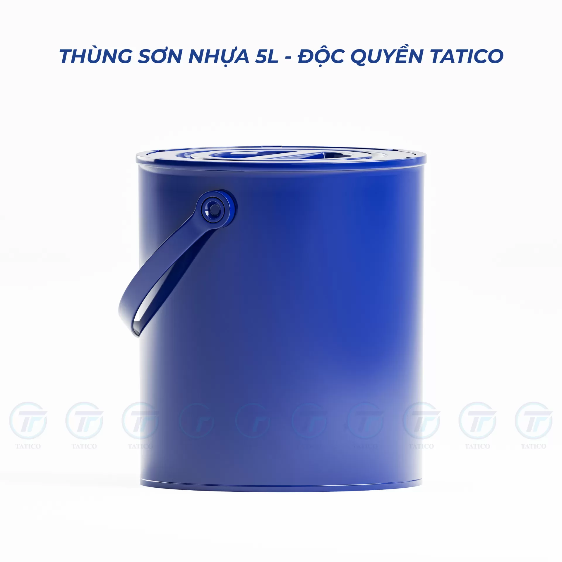 Vỏ thùng sơn nhựa 5l (mẫu độc quyền Tatico)